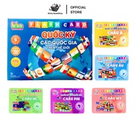 Book - Smart Flash Cards Flags of Countries Around the World - 175 cards (big blue box)