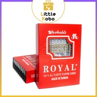 [Loại Tốt] Bài Tây Royal Đài Loan Loại Cao Cấp Chống Nước 100% Bài Poker Nhựa PVC Plastic Bẻ Cong Kh