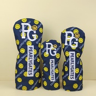 PEARLY GATES Pg Smiley Face Golf Club Cover Exported To Japan And South Korea No. 1 Wooden Pole Push