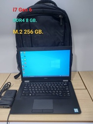 โน๊ตบุ๊ค Dell Latitude 5470 (i7 Gen 6) สินค้าพร้อมใช้งาน สภาพดี # สินค้ามือสอง สเปคดี ราคาประหยัด