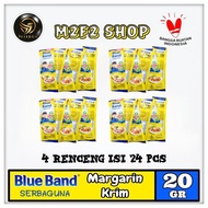 Blue Band Serbaguna Margarine | Mentega Sachet - 20 gr (Kemasan 4 Renceng)