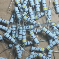 Resistor R carbon film 470 470R R 470ohm 2watt 2 w watt WAT 2WAT ohm yellow gray brown gold Fajar el