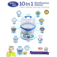 Pengukus Multi Fungsi Bayi 10-in-1 Multifunction Steamer Baby Safe LB0