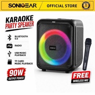 SonicGear Audiox PRO 600HD Portable Bluetooth Speaker with Phone Docking | Free Wireless Mic