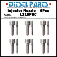 6Pcs Fuel Injector Nozzle Tips L216PBC for Volvo FH16 FM16 EC360 EC380D EC480D D13A D13D  Injector 2