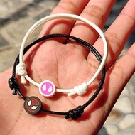 Spiderman Miles Gwen Mine Yours Aesthetic Couple Bracelet - Korean Spiderman Rope Bracelet