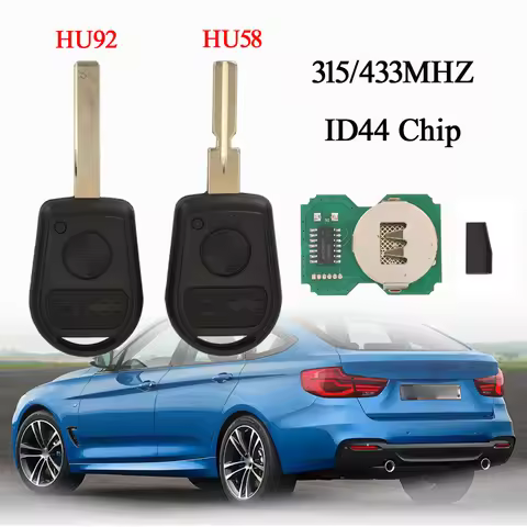 jingyuqin 3Buttons 315/433MHZ ID44 PCF7935 Chip Remote Car Key For BMW E31 E32 E34 E36 E38 E39 E46 Z