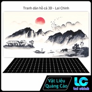 3D Aquarium Sticker Painting Glue Decal, Aquarium Fish Tank Sticker, Arowana Fish Tank_MT 01