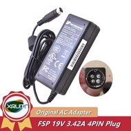 Genuine FSP 19V 3.42A FSP065-AAB 65W Switching Power Supply AC DC Adapter Charger 4 Pin (Din) Plug FSP065-RBBN3