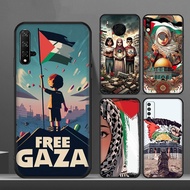 Huawei Nova 2 Lite 2i Nova 3i Nova 4E Nova 5i 5T Nova 7SE Nova 8i Free Palestine Soft Phone Silicone Protection Case