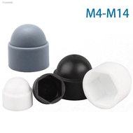 ○◎♞ 10-30Pcs M4 M5 M6 M8 M10 M12 M14 Hex Nut Caps PE Plastic Hexagon Caps for Bolts Protect Nuts for