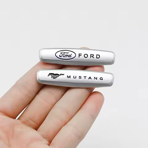 Ford Seat Sticker Metal Badge Seat Mustang Badge For Ford Mustang Shelby Cobra Focus Mondeo F-150 Ac