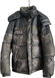 （清衣櫃）SPAO韓國迷彩羽絨外套 新淨 保暖