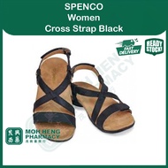 SPENCO Women Cross Strap Black