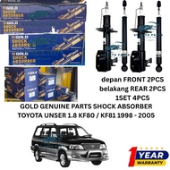 TOYOTA UNSER 1.8 KF80 / KF81 1998 - 2005 GENUINE GOLD SHOCK ABSORBER (depan FRONT / belakang REAR)