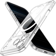 JETech Magnetic Slim Case for iPhone 17 Pro Max 6.9-Inch Compatible with MagSafe, Camera Lens Full P