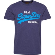 Men's cotton T-shirt Superdry Mens Vintage Logo Real Original Overdyed T-Shirt 4XL , 5XL , 6XL