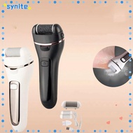 SYNITE Electric Rechargeable Foot File, 2 Speeds Waterproof Electric Pedicure Foot Sander, Eliminate