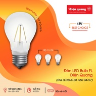 Combo 3 đèn LED Bulb FL ĐQ LEDBUFL03 A60 (4w ánh sáng vàng Vỏ Thủy Tinh)