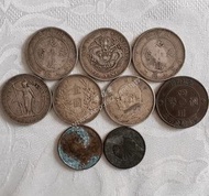 全港回收銀元 民國舊錢幣 袁大頭三年 袁大頭八年 袁大頭九年 袁大頭十年 袁大頭甘肅版 舊銀幣