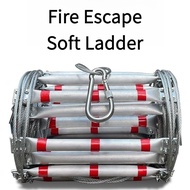 Fire Escape Soft Ladder Aluminum Alloy Fireproof Soft Ladder Rescue Outdoor Climbing High-rise Train