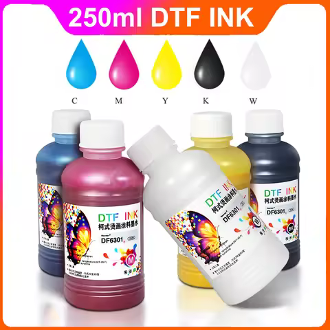 250ML DTF Ink Direct Transfer Film Heat Transfer For Epson I3200 P800 L1800 1390 L800 L805 1430 3880