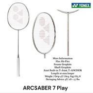 ARCSABER 7 PLAY SPECIAL EDITION SHUTTER SERIES Yonex Badminton Racket Arcsaber 7 Play Shutter Series