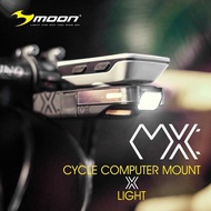 Moon MX Cycle Computer Mount Integrated 400 Lumens Light