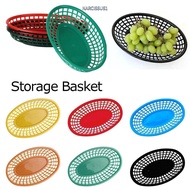 NARCISSUS13A0E Food Baskets, Colorful Oval Shape Basket Serving, Photo Prop Plastic Reusable Hot Dog