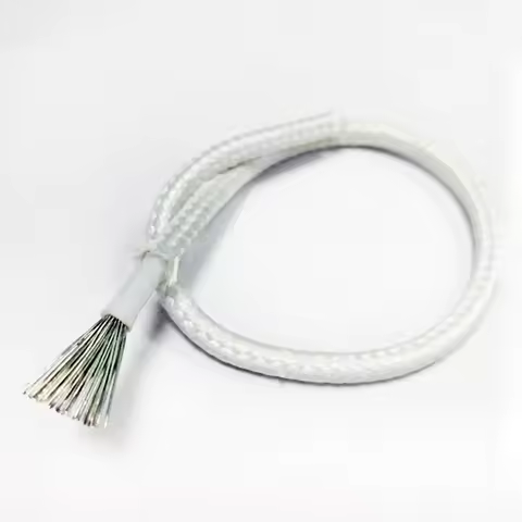 Glass Fiber Silicone Rubber Flame Retardant Tinned Soft Copper Cable High Temperature Wire UL3122 Si