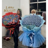 bouquet duit besar | bouquet bunga | big surprise bouquet (baca description)[ J&amp;T]