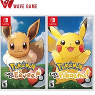 nintendo switch let's go pokemon eevee / pikachu ( english asia )