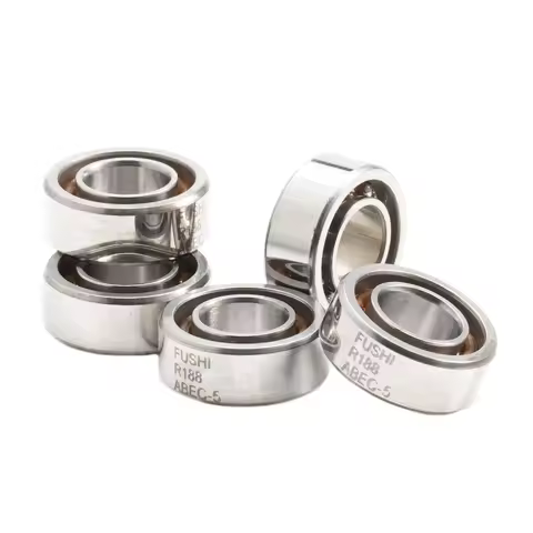 R188 6.35x12.7x4.762mm Open Deep Groove Ball Bearing 1/4"mmx1/2"mmx3/16"mm Fidget Spinner Bearing wi