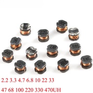 130Pcs/Set CD54 2.2UH 3.3UH 6.8UH 10UH 22UH 33UH 68UH 100UH 220UH 330UH 470UH SMD Power Inductor 0.3
