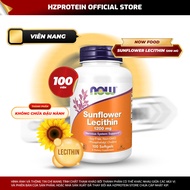 Viên uống Now Sunflower Lecithin - Giảm tắc tia sữa Giảm lão hóa Cân bằng nội tiết