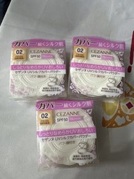 全新cezanne 粉餅三個默認過期