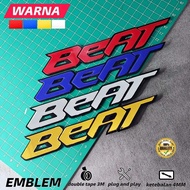 READY TO SHIP HONDA EMBLEM PREMIUM RAISED ACRYLICBEAT NOT A STICKER LENGTH 18CM WIDTH 2.5CM THICKNES