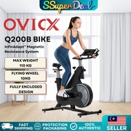 (FREE GIFT) OVICX Q200 Stationary Spin Bike with Magnetic Resistance Exercise Bikes Indoor Cycling B