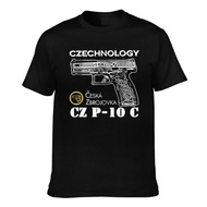 Rare Cz Usa Czechnology Ceska Zbrojovka Cz P10C Usa Top Quality Men'S Tshirts