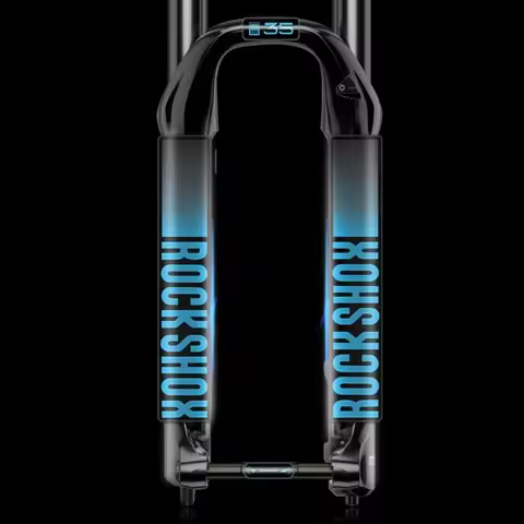 RockShox XC35 Mountain Bike Front Fork Sticker Multi-Color Vinyl Decal Black White Dark Grey Bright 