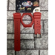 BNB CUSTOM GA2100 TMJ MERAH + BUCKLE JAPAN + 2 PCS SPRING BAR FOR ORIGINAL GSHOCK