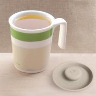 綠竹林親親馬克杯+矽膠杯蓋 -P+L杯組(台灣製可微波烤箱)