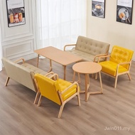 Leisure Milk Tea Shop Combination Negotiation Sofa Deck Holder Clear Bar Reception Table Chair Tea H