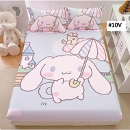 Cinnamoroll Fitted Bedsheet/Pillowcase Single/Super single/Queen/King Set