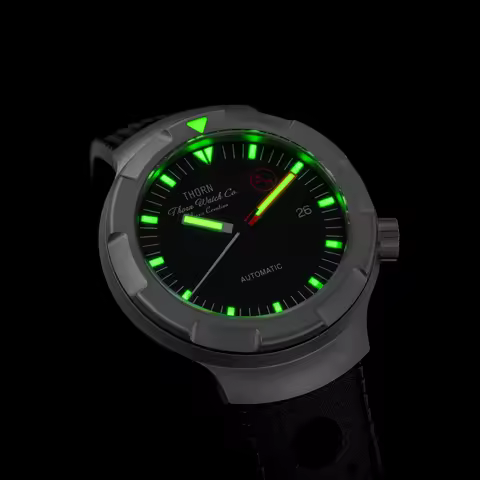 THORN T011 Vintage Watch Titanium Case PT5000 Movement Sapphire Crystal Luminous 100M Waterproof Mec