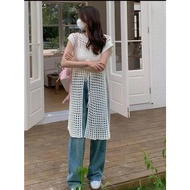 Kirei beautiful knitted tunic muslimah blouse long blouse muslimah