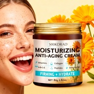 Collagen Moisturizing Cream, Vitamin E, Deep Nourish, Face & Neck, Night Owls, 80g/2.82oz, Dull Skin