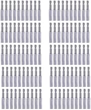 Rocaris 100 Pack Magnetic Extension Socket Drill Bit Holder 1/4" Hex Power Tools, 60mm/2.36 Inch, Bu