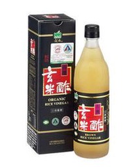 榖盛 有機玄米醋 有機糙米醋 糙米酢 玄米酢 有機食品 調味醋 600ml