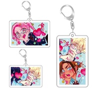 Anime Alien*stage* acrylic keychain anime Game Cartoon Plush Bag Cute Mizi Sua Till Ivan Hyuna Luka